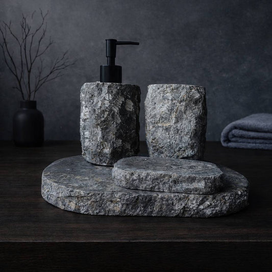 Gray Marble Bathroom Set | GMS-015