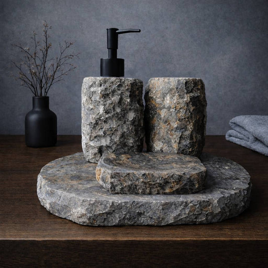 Gray Marble Bathroom Set | GMS-012