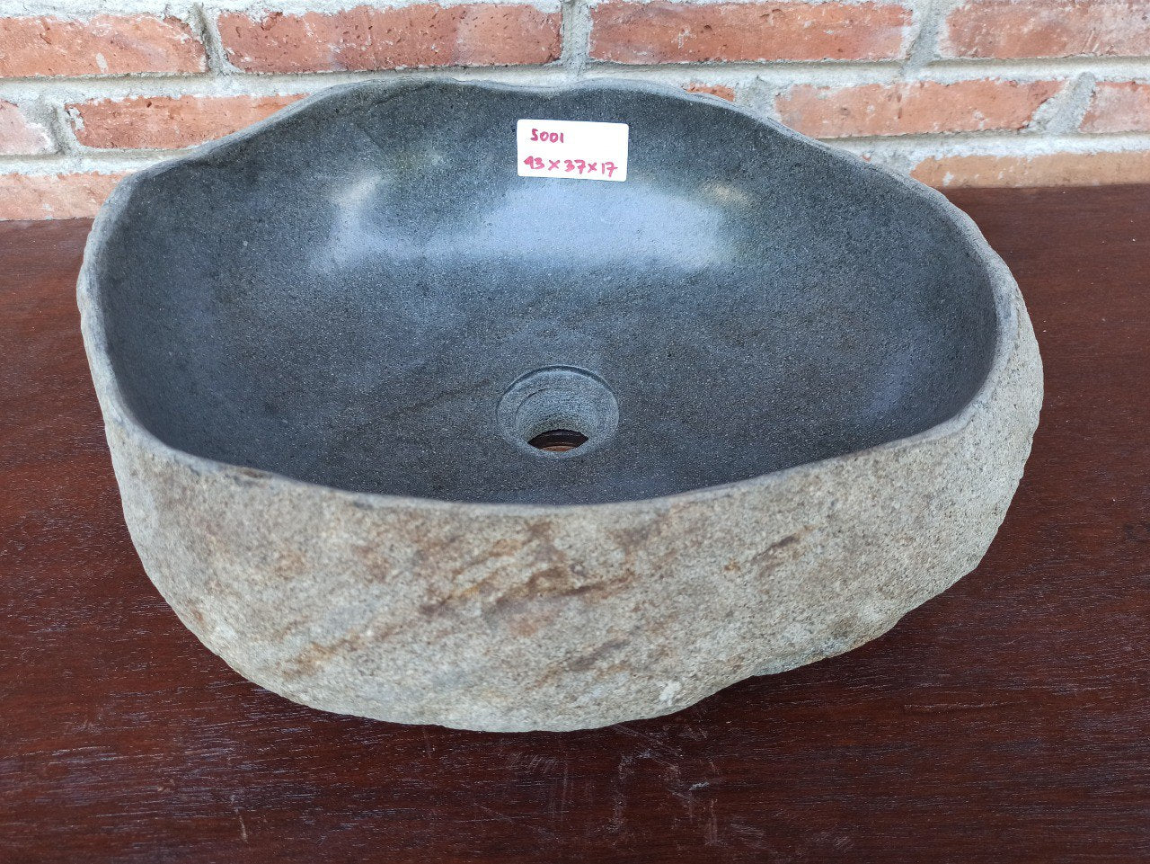 River Stone Sink | 5001-433717 | 17″ L × 15″ W