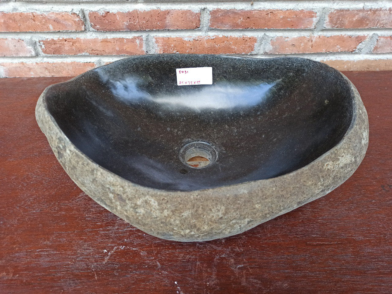 River Stone Sink | 5031-453517 | 18″×14″×7″
