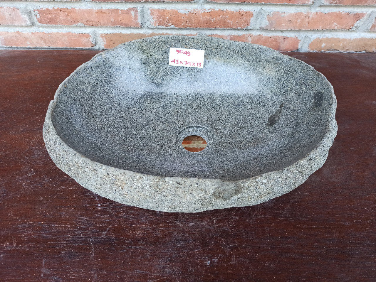 River Stone Sink | 5049-433413 | 17″×13″×5″