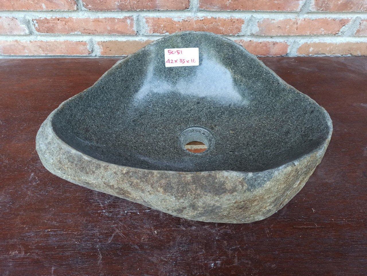 River Stone Sink | 5051-423516 | 17″×13″×6″