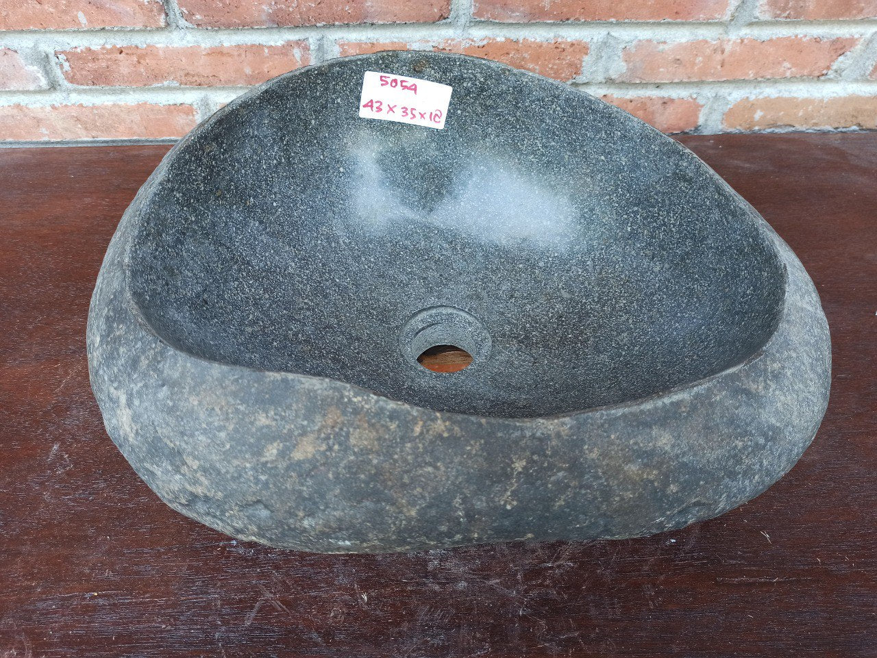 River Stone Sink | 5054-433518 | 17″×13″×7″