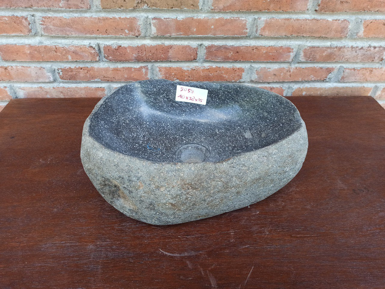 River Stone Sink | 5059-4028 | 16″×11″×6.5″