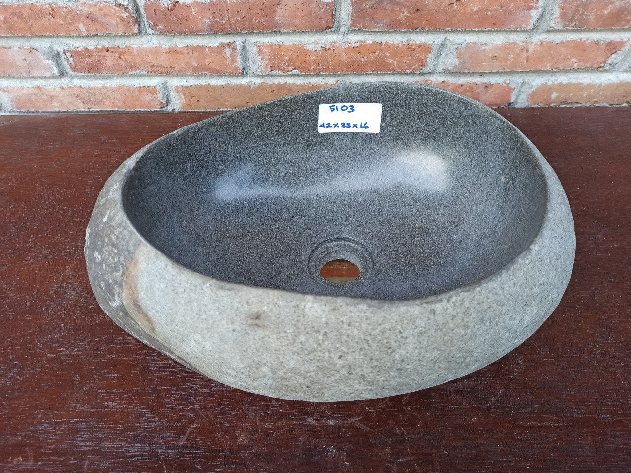 River Stone Sink | 5103-423316 | 16.5″×13″×6″
