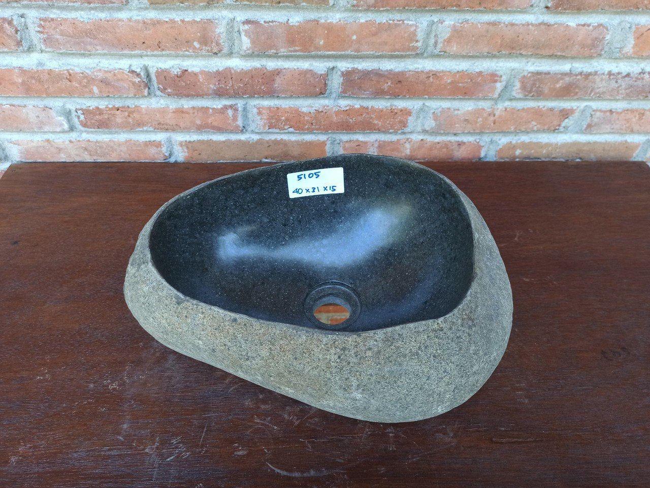 River Stone Sink | 5105-4031 | 16″×12″×5.5″