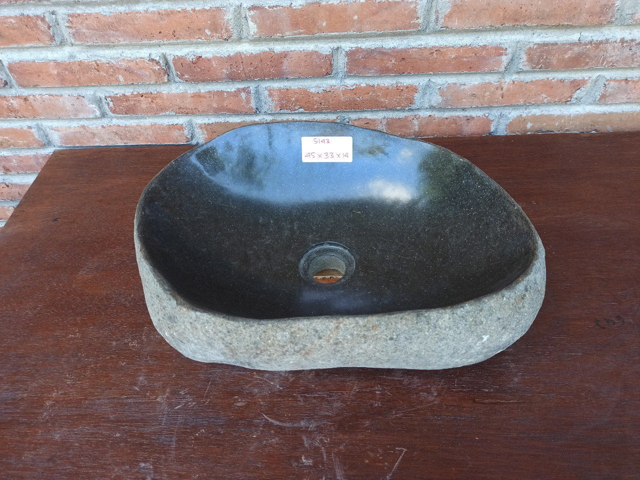 River Stone Sink | 5143-453314 | 18″×13″×6″