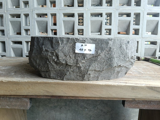 Marble Stone Sink | A10-4842 | 19″×16.5″ Organic Brown Marble Polished