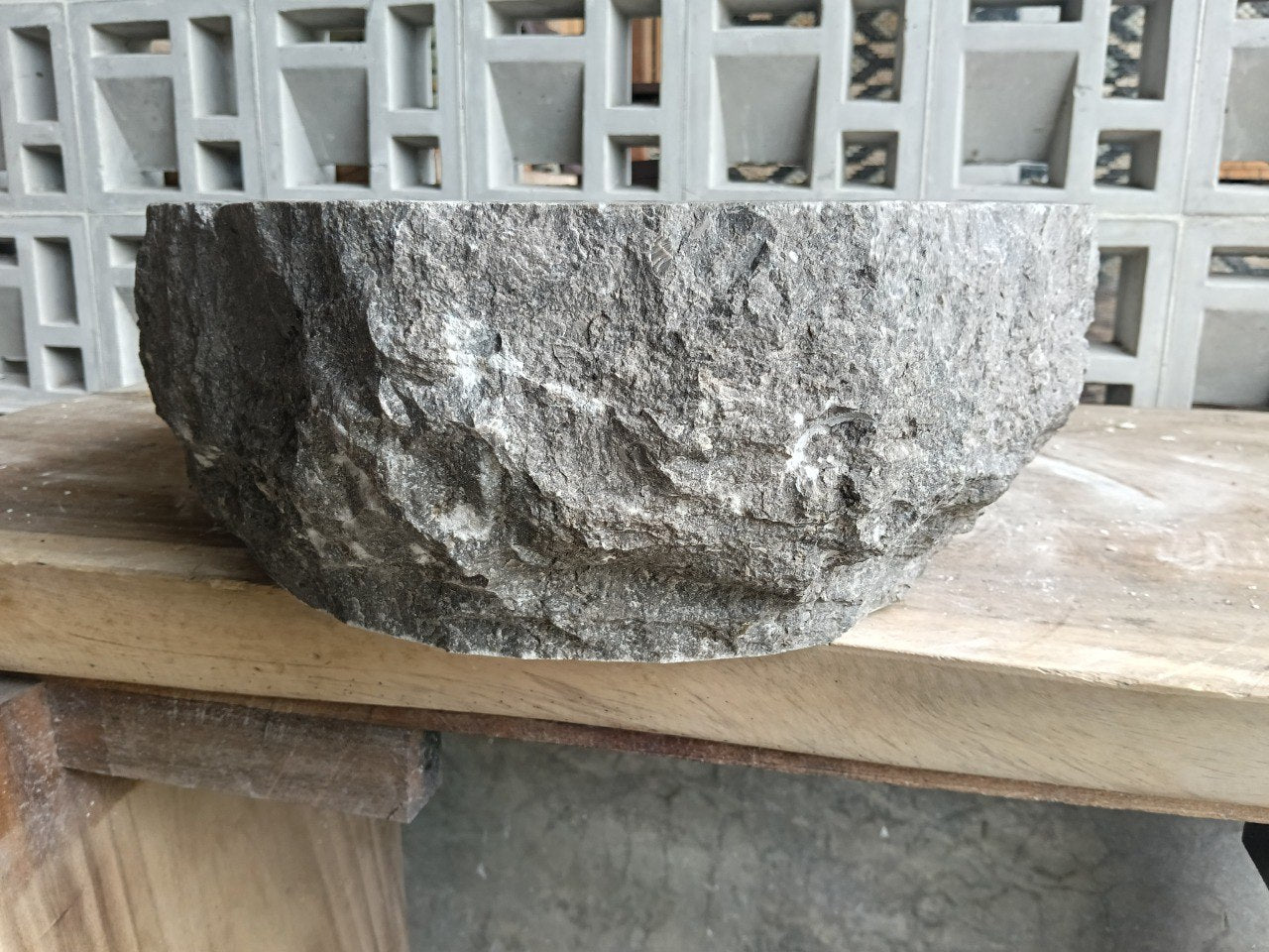Marble Stone Sink | A25-5342 | 21″×16.5″ Organic Brown Marble Polished