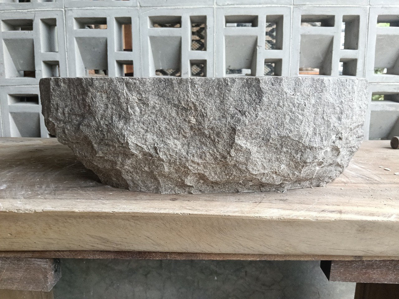 Marble Stone Sink | A28-5238 | 20.5″×15″ Organic Brown Marble Polished