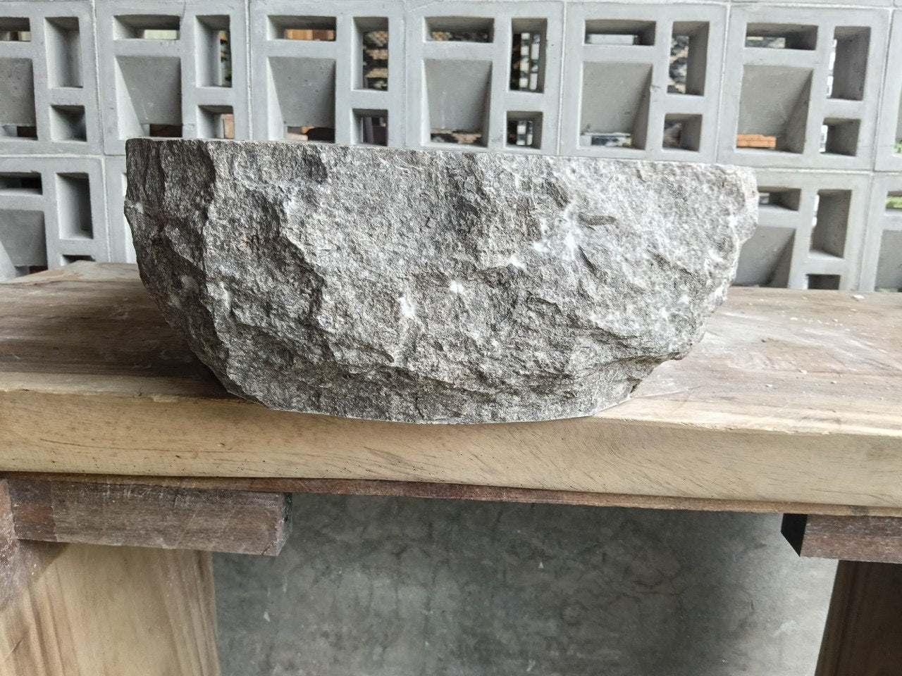 Marble Stone Sink | A29-5940 | 23″×16″ Organic Brown Marble Polished