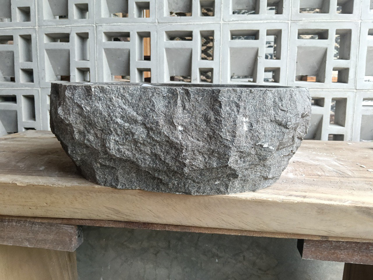 Marble Stone Sink | A30-4542 | 18″×16.5″ Organic Brown Marble Polished