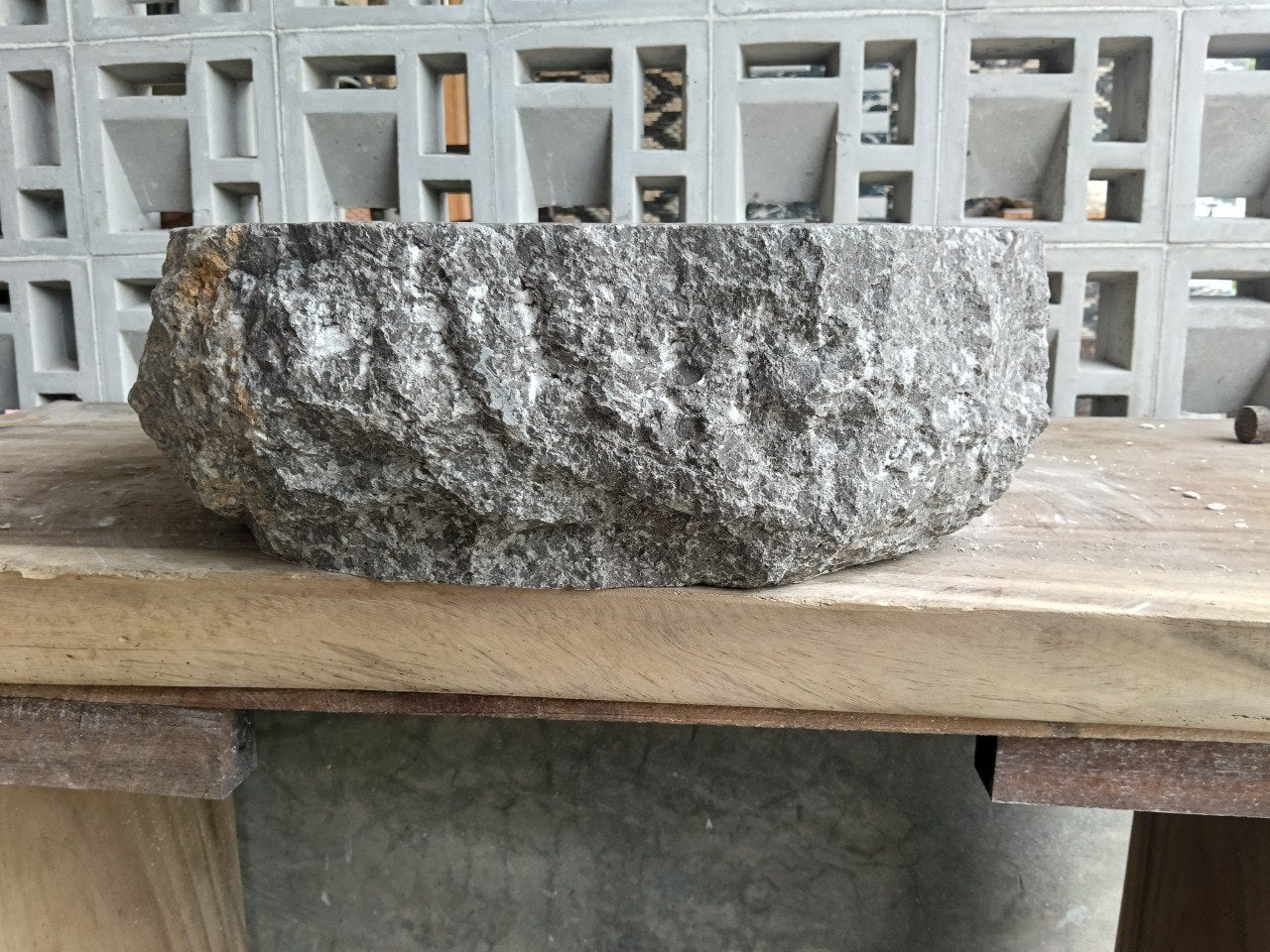 Marble Stone Sink | A32-4546 | 18″×18″ Organic Brown Marble Polished