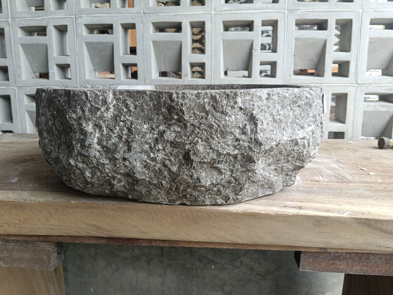 Marble Stone Sink | A32-4546 | 18″×18″ Organic Brown Marble Polished