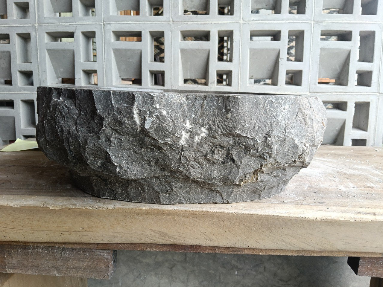 Marble Stone Sink | A34-5045 | 19.5″×18″ Organic Taupe Marble Polished