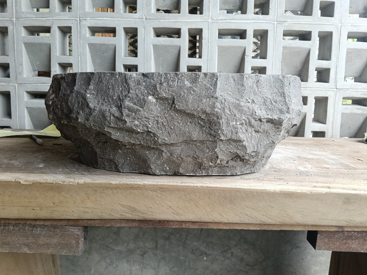 Marble Stone Sink | A34-5045 | 19.5″×18″ Organic Taupe Marble Polished