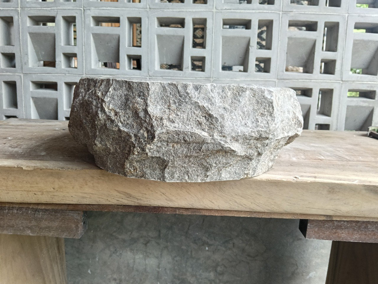 Marble Stone Sink | A40-5340 | 21″×16″ Organic Brown Marble Polished