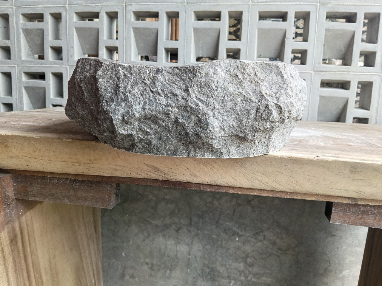 Marble Stone Sink | A40-5340 | 21″×16″ Organic Brown Marble Polished