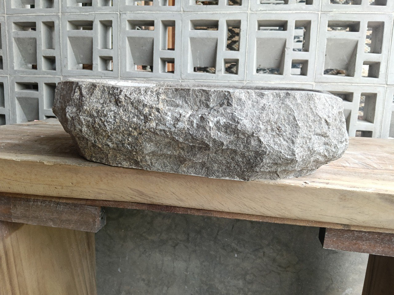 Marble Stone Sink | A40-5340 | 21″×16″ Organic Brown Marble Polished