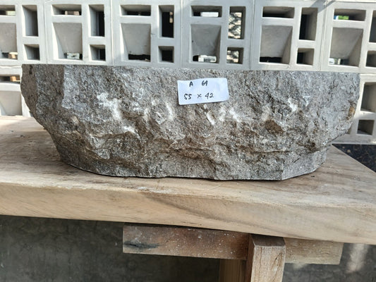 Marble Stone Sink | A64-5542 | 21.5″×16.5″ Organic Brown Marble Polished