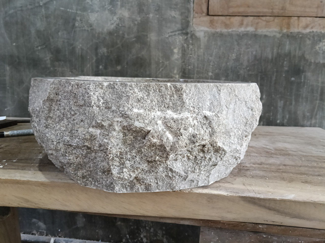 Marble Stone Sink | A114-5240 | 20.5″×16″ Organic Beige Marble Polished