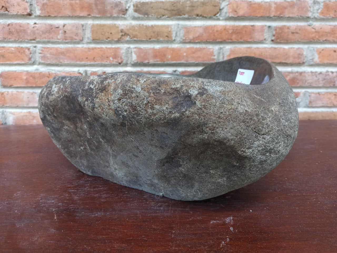 River Stone Sink | 5007-433819 | 17″×13″ Organic Graphite Gray Polished