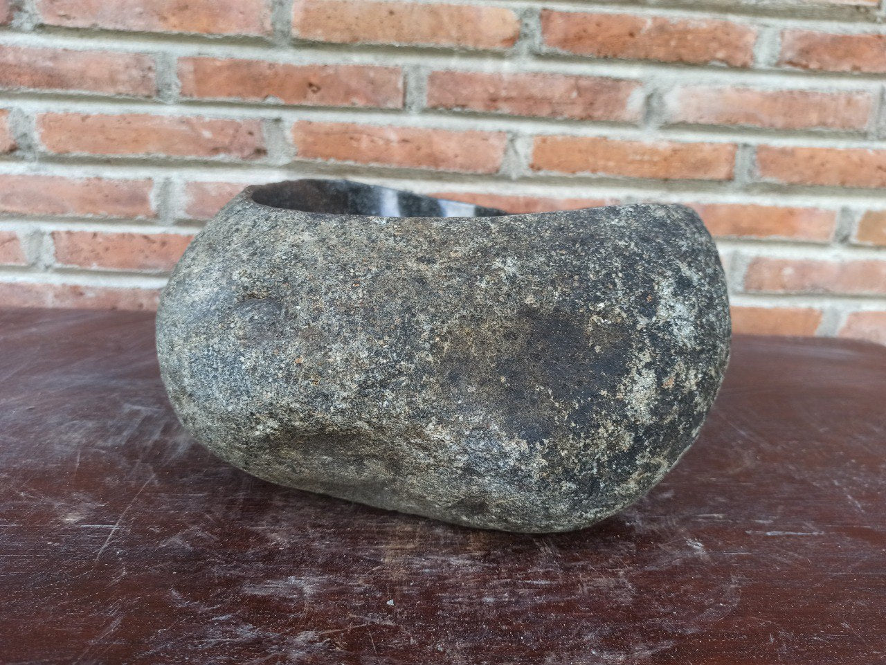 River Stone Sink | 5177-423214 | 16.5″×12.5″ Organic Graphite Gray Polished