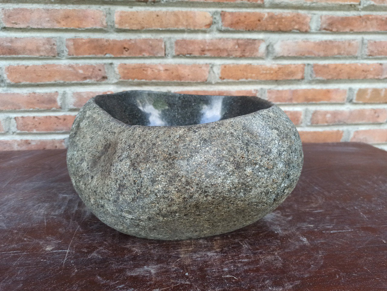 River Stone Sink | 5177-423214 | 16.5″×12.5″ Organic Graphite Gray Polished