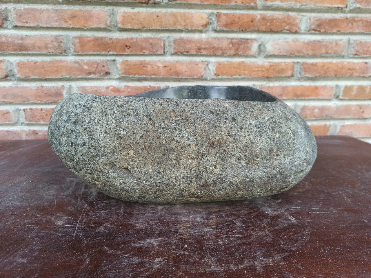 River Stone Sink | 5177-423214 | 16.5″×12.5″ Organic Graphite Gray Polished