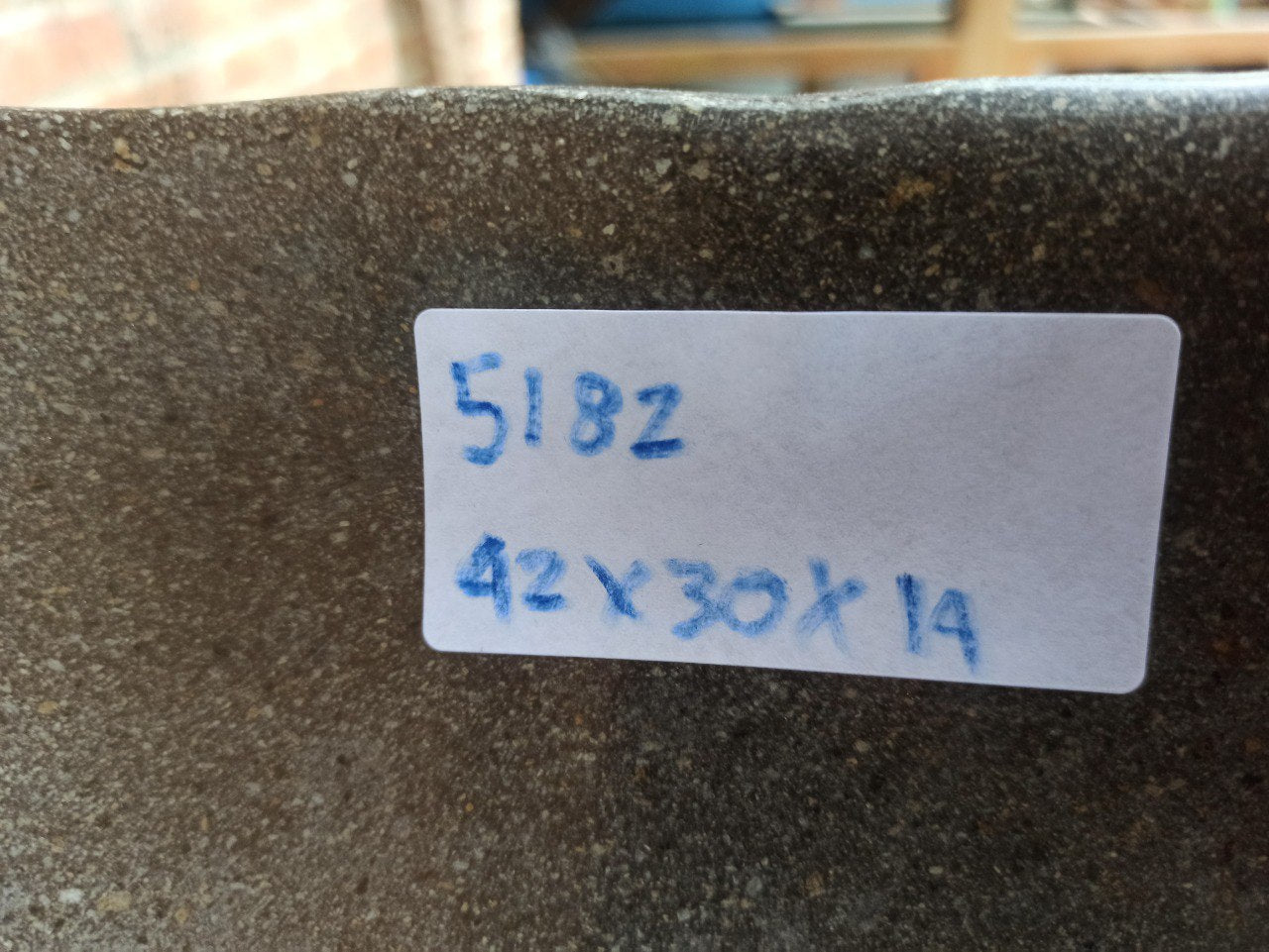 River Stone Sink | 5182-4230 | 16.5″×12″ Oval Graphite Gray Polished