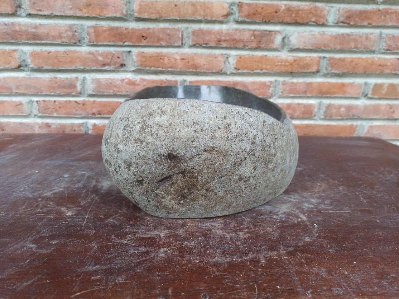 River Stone Sink | 5182-4230 | 16.5″×12″ Oval Graphite Gray Polished