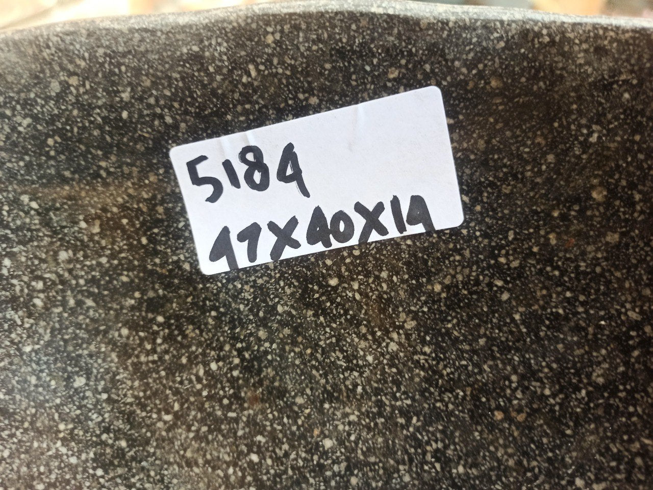 River Stone Sink | 5184-474014 | 18.5″×16″ Organic Graphite Gray Polished