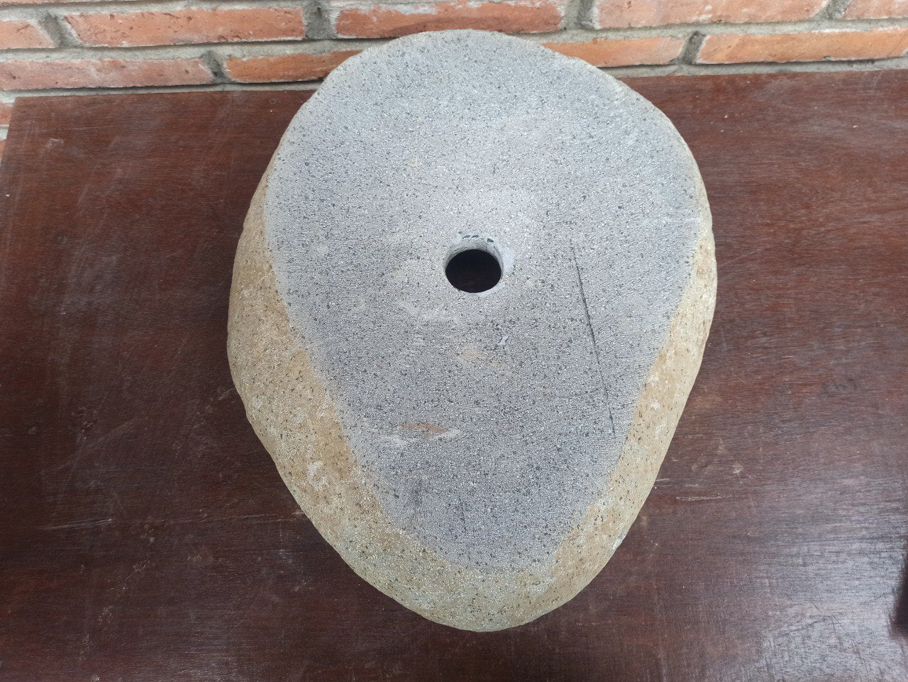 River Stone Sink | 5184-474014 | 18.5″×16″ Organic Graphite Gray Polished