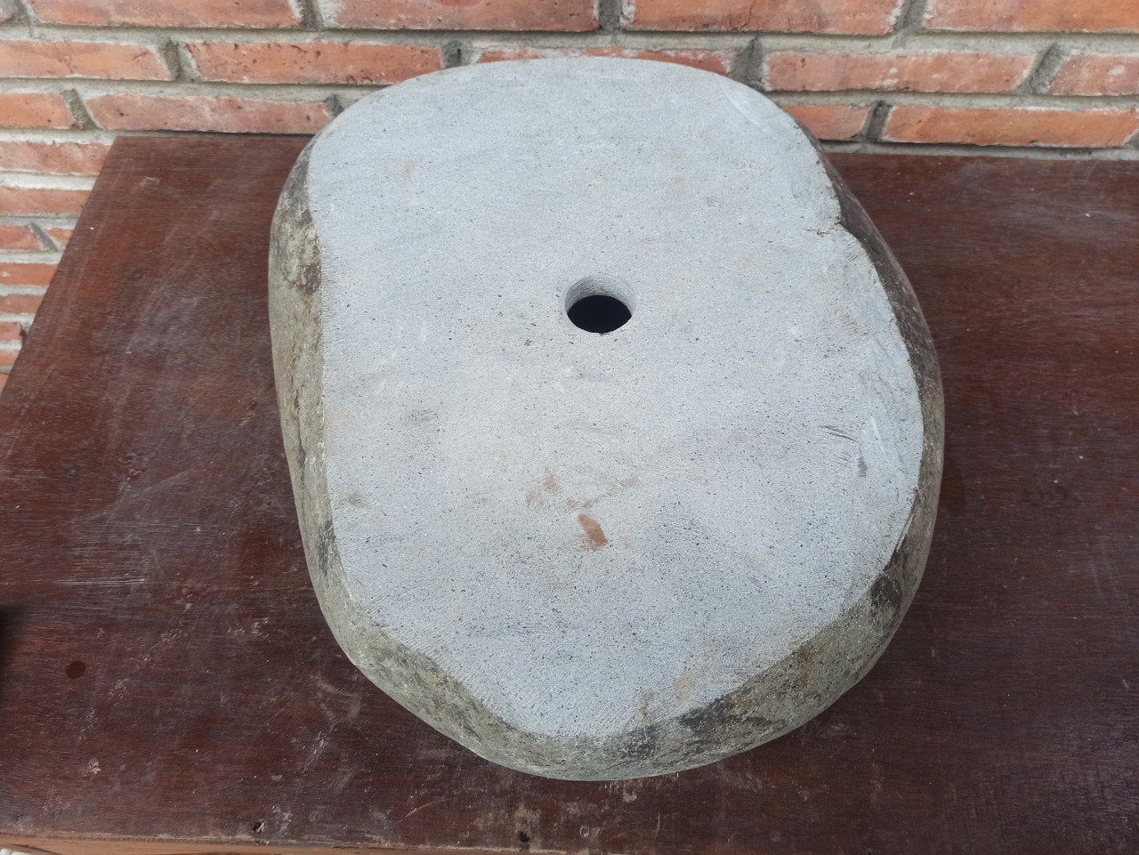 River Stone Sink | 5190-544615 | 21.5″×18″ Organic Graphite Gray Polished