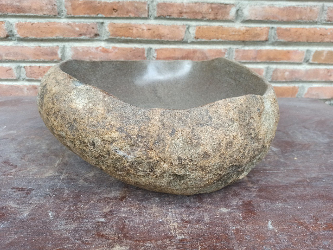 River Stone Sink | 5199-473913 | 18.5″×15.5″ Organic Graphite Gray Polished