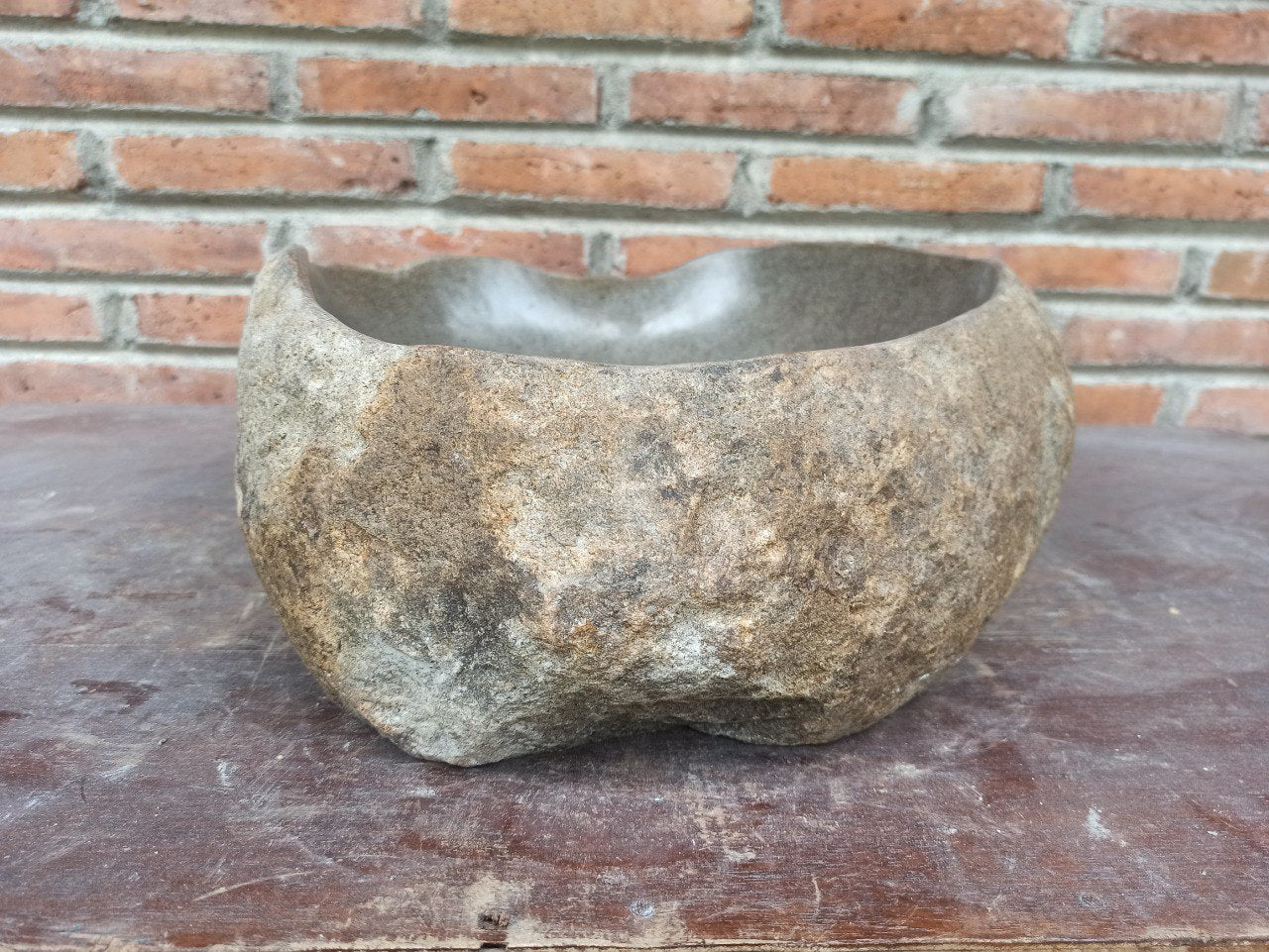 River Stone Sink | 5199-473913 | 18.5″×15.5″ Organic Graphite Gray Polished