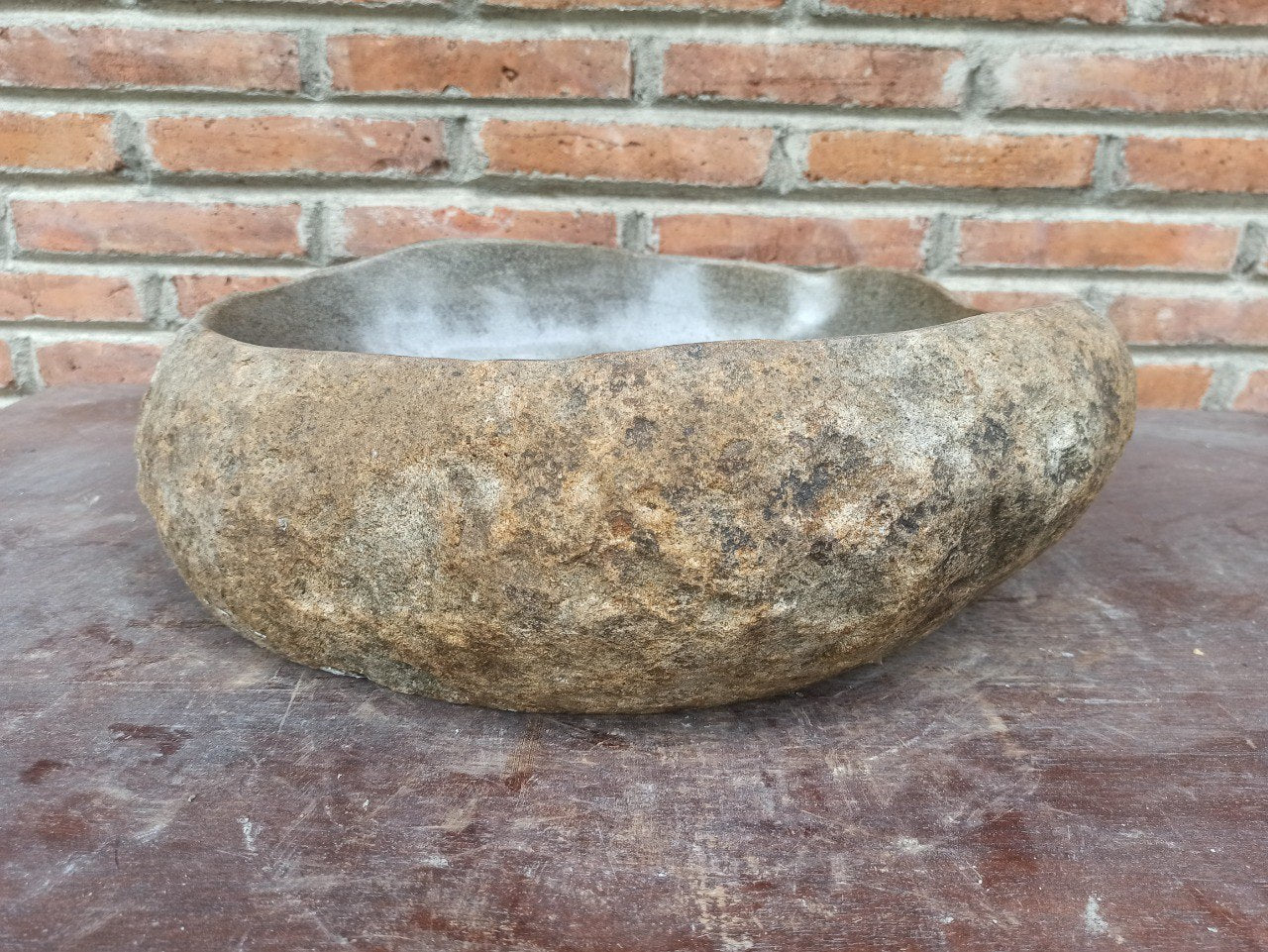 River Stone Sink | 5199-473913 | 18.5″×15.5″ Organic Graphite Gray Polished