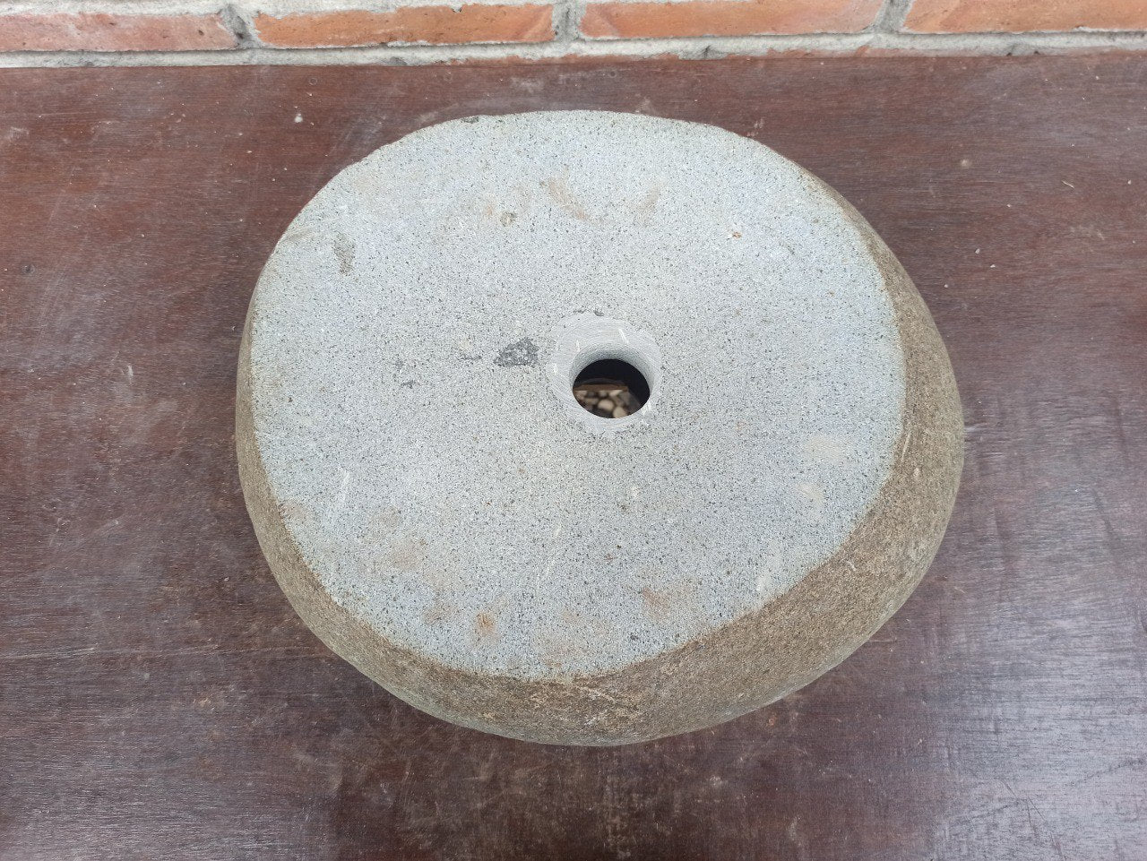 River Stone Sink | 5201-443514 | 17.5″×14″ Oval Graphite Gray Polished