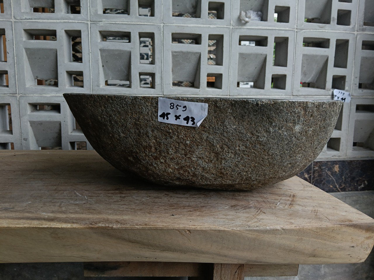 River Stone Sink | 6859-4543 | 18″ L × 15″ W