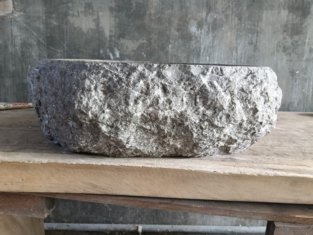 Marble Stone Sink | A155-5050 | 19.5″×19.5″ Organic Brown Marble Polished