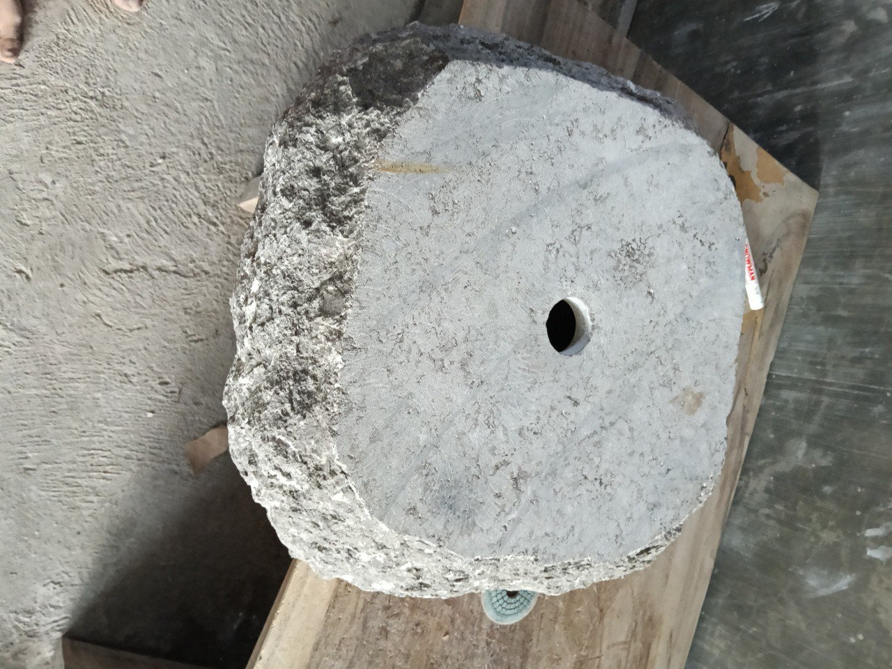 Marble Stone Sink | A155-5050 | 19.5″×19.5″ Organic Brown Marble Polished