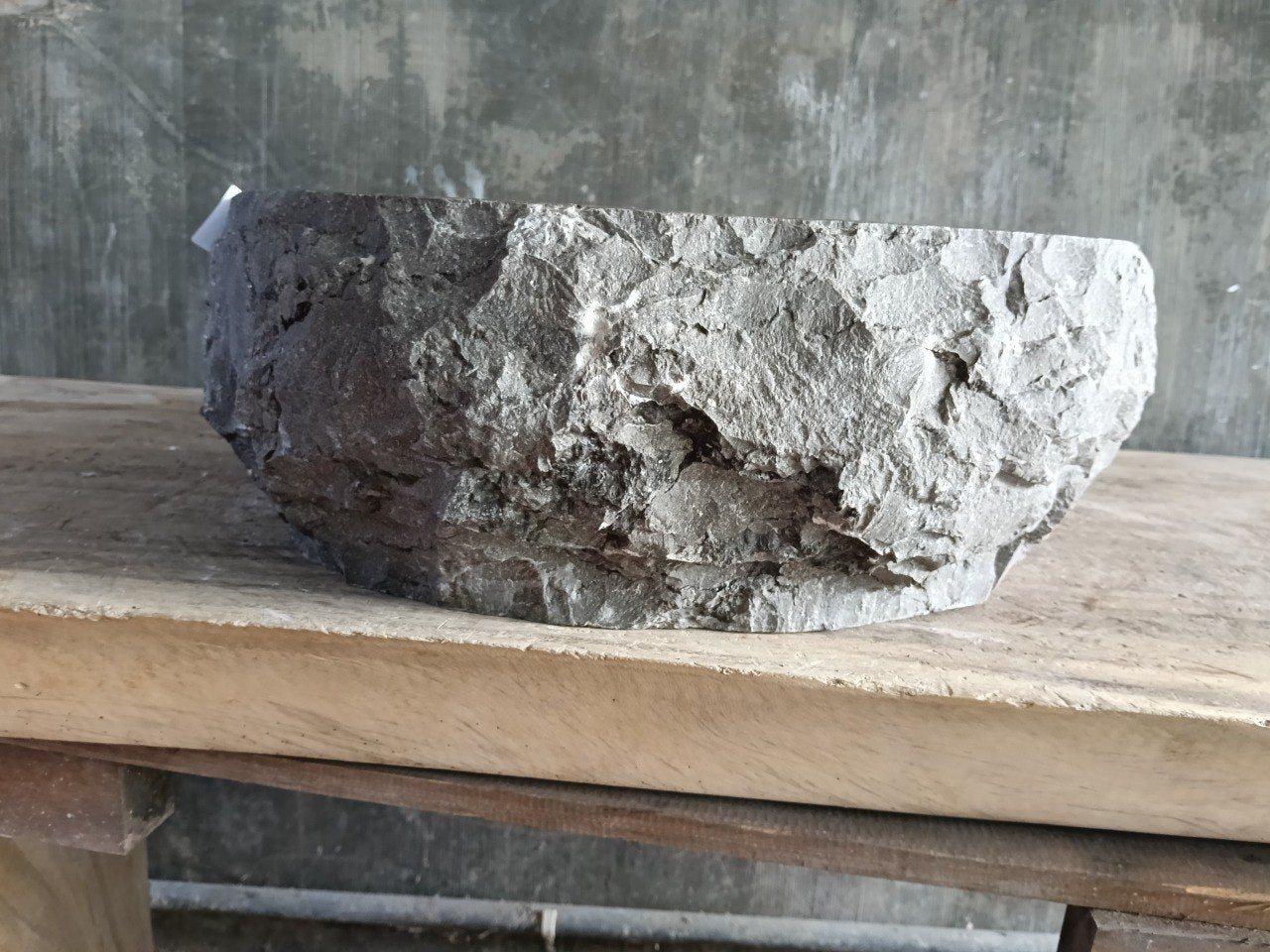 Marble Stone Sink | A157-4745 | 18.5″×18″ Organic Brown Marble Polished