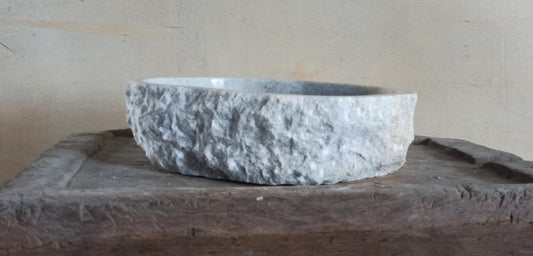 Onyx Stone Sink | 5077-544516 | 21.5″×17.5″ Organic Gray Onyx Polished