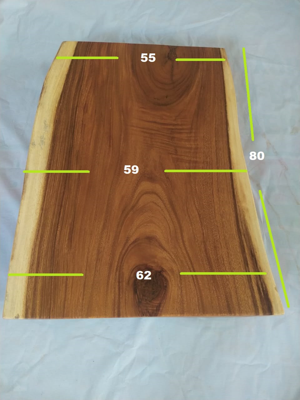 Suar Wood Countertop | 0001-555962 | 31.5″ Live Edge Solid Wood Slab