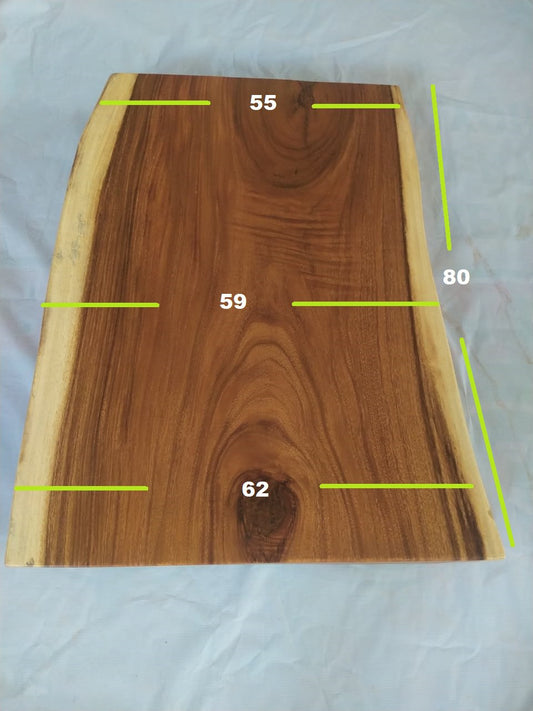 Suar Wood Countertop | 0001-555962 | 31.5″ Live Edge Solid Wood Slab