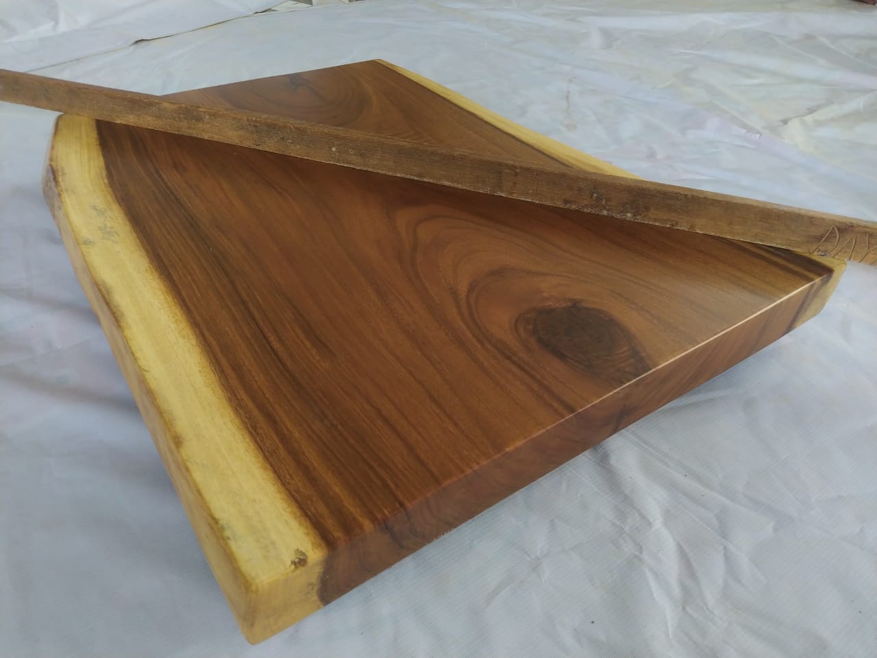 Suar Wood Countertop | 0001-555962 | 31.5″ Live Edge Solid Wood Slab