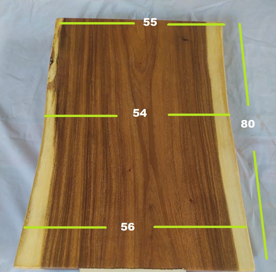 Suar Wood Countertop | 0003-565455 | 31.5″ Live Edge Solid Wood Slab