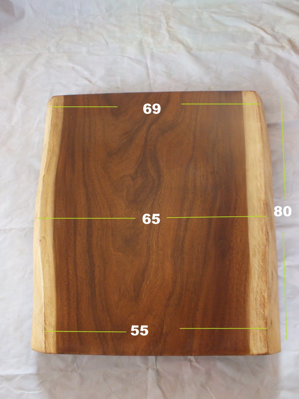 Suar Wood Countertop | 0007-556568 | 31.5″ Live Edge Solid Wood Slab