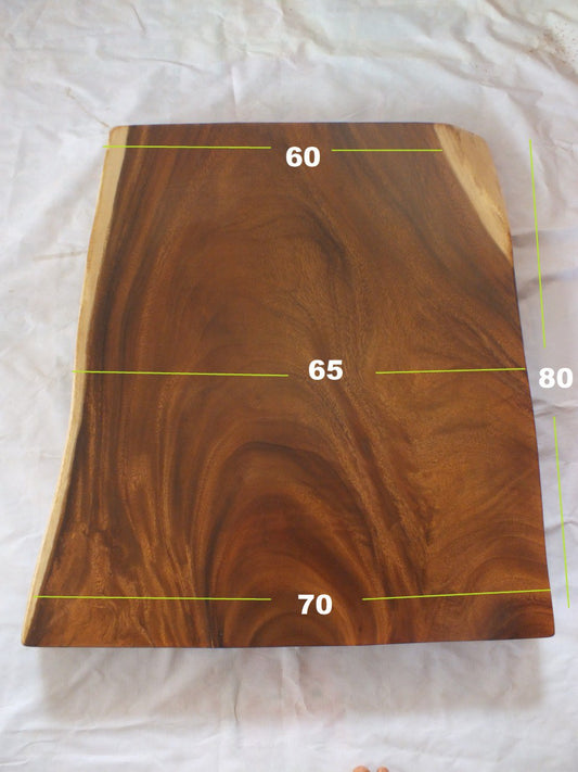 Suar Wood Countertop | 0008-706560 | 31.5″ Live Edge Solid Wood Slab