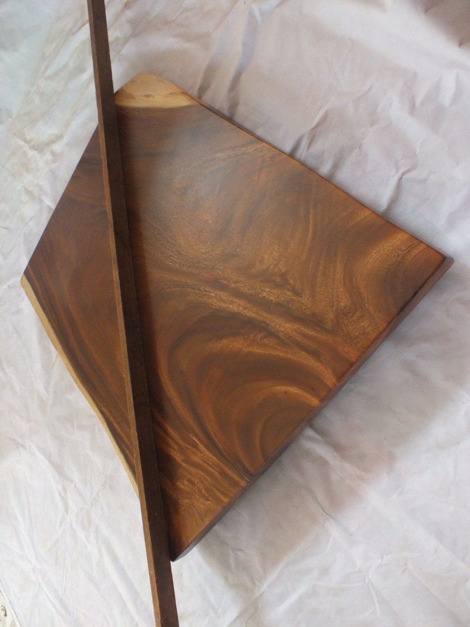 Suar Wood Countertop | 0008-706560 | 31.5″ Live Edge Solid Wood Slab